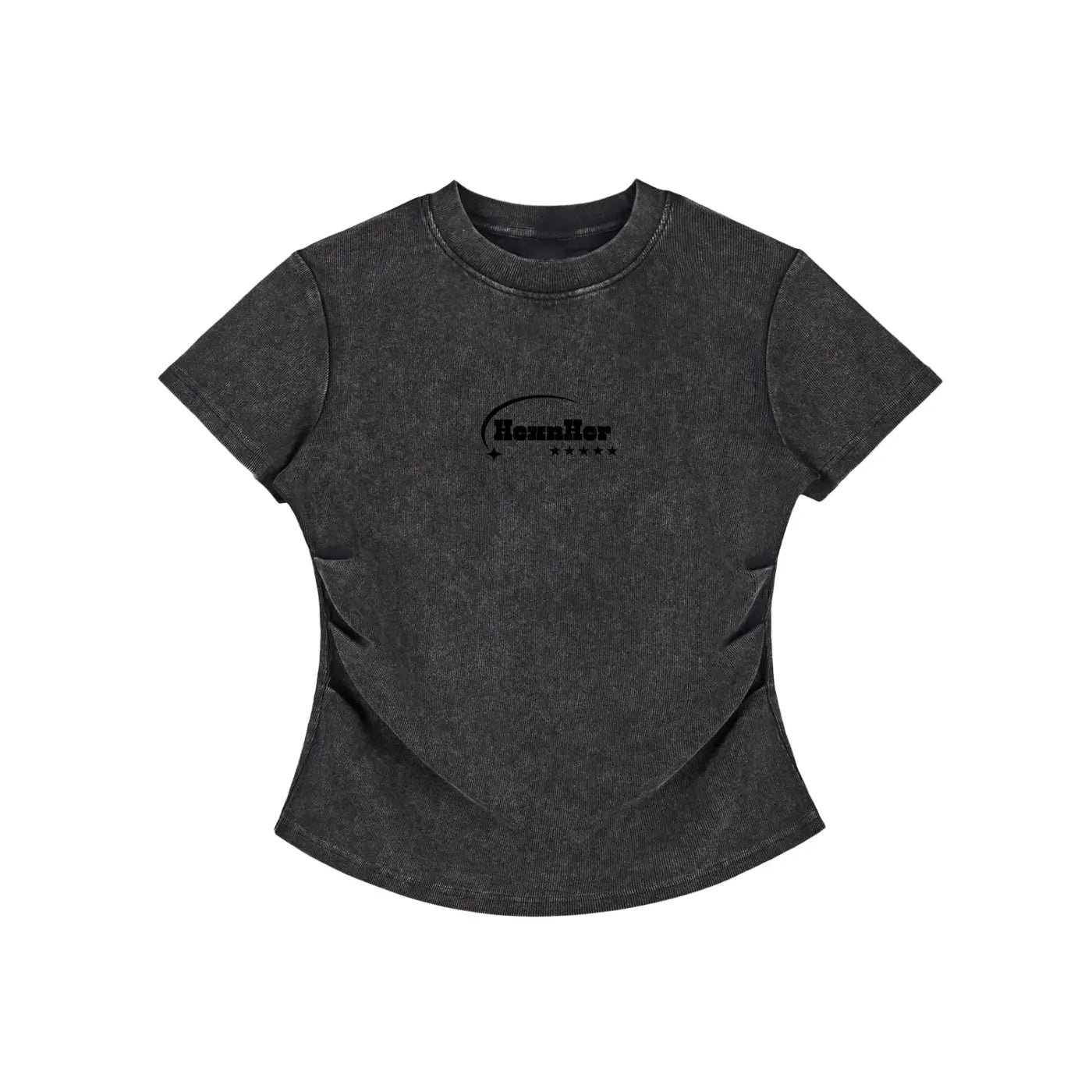 HexnHer Vintage Washed Bodycon Cotton T-Shirt ODMPOD